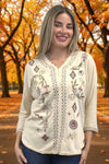 Caite Mally Top in Birch Style CTVK397