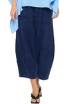 Cotton Lani Gauze Lantern Pant in Mineral Wash Indigo G9178