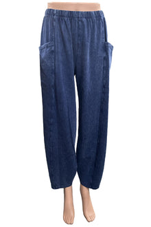  Cotton Lani Mineral Wash Side Pocket Pant in Indigo P951-M