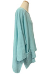 Cotton Lani One Size Gauze Boxy Top in Tidepool G339