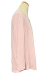 Cotton Lani Scoop Neck 3/4 Sleeve Flare Top in Lullaby JS327