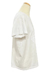 Cotton Lani Scoop Neck Star Patch Top in White JS223
