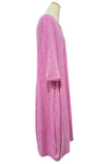 Cotton Lani Scoop Neck Tulip Dress in Mineral Wash Pink JS956