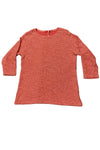 Cut Loose 3/4 Sleeve Boatneck Top in Chili