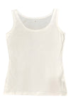 Cut Loose Convertible Boatneck Tank in White Style 2015521