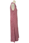 Cut Loose Crinkle Check Collard Dress in Cherry
