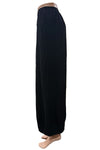 Cut Loose Cropped Pant With Darts in Black Style 5012088