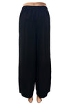 Cut Loose Cropped Pant With Darts in Black Style 5012088