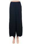 Cut Loose Cropped Pant With Darts in Black Style 5012088