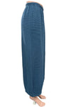 Cut Loose Cropped Pant With Darts in Peacock