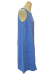 Cut Loose Linen Modern Shift Dress in Forget Me Not