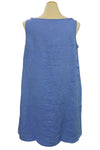 Cut Loose Linen Modern Shift Dress in Forget Me Not