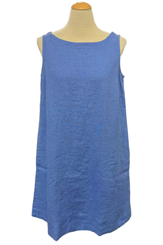 Cut Loose Linen Modern Shift Dress in Forget Me Not X-Small / Forget Me Not