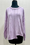 Cynthia Ashby Rayne Sweater in Lilac Style SW023