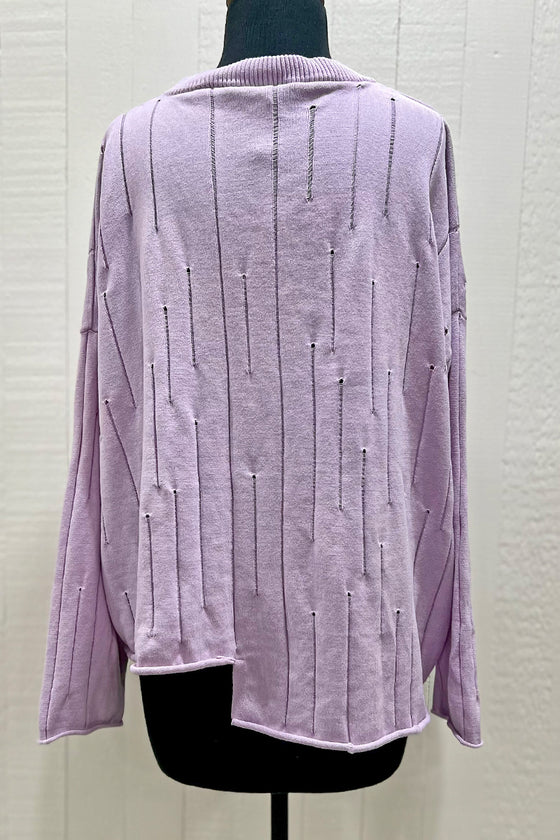 Cynthia Ashby Rayne Sweater in Lilac Style SW023