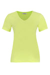 Dolcezza Essential Basics Citrus V-Neck Knit Pullover Style 24501