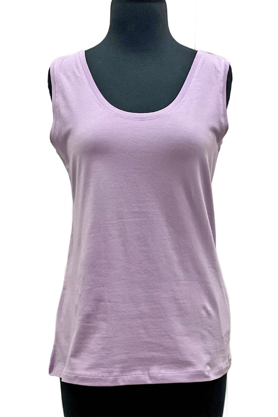 Dolcezza Essential Basics Lavender Tank Knit Pullover Style 24502