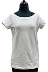 Dolcezza Essential Basics Off White Boatneck Knit Pullover Style 24504