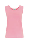 Dolcezza Essential Basics Pink Tank Knit Pullover Style 24502