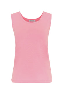  Dolcezza Essential Basics Pink Tank Knit Pullover Style 24502