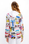 Dolcezza Newsprint Knit Jacket Style 24157