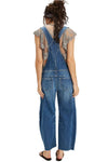 Driftwood Jeans Barbara Butterfly Overalls in Medium Wash