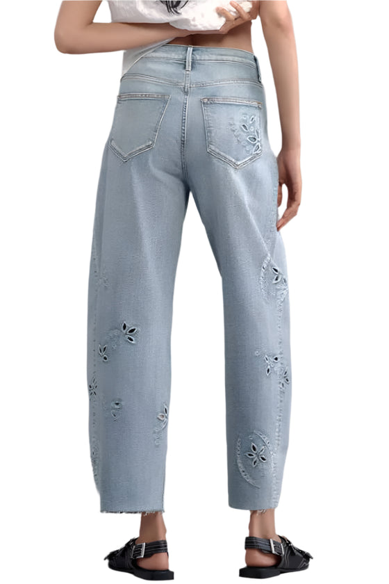 Driftwood Parker Wide Leg Jean in Cut it Out Stars 2 Style DW-P43505A