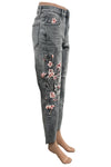 Driftwood Royce Embroidered Sakura Jeans in Grey Wash DW-P43780A