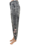 Driftwood Royce Embroidered Sakura Jeans in Grey Wash DW-P43780A