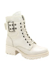 Dromedaris Kanga Boot in Ivory Leather