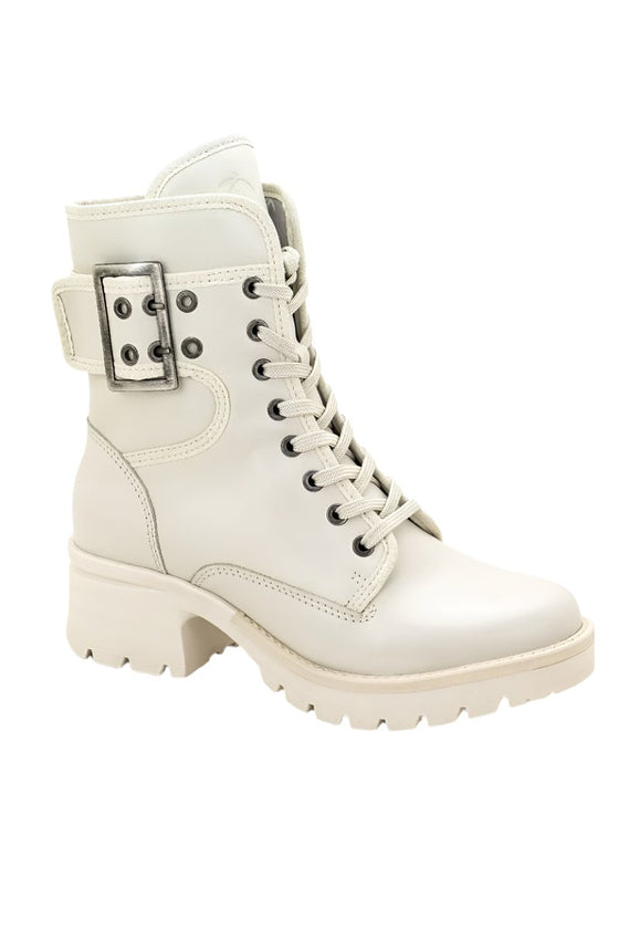 Dromedaris Kanga Boot in Ivory Leather