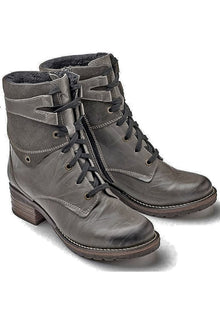  Dromedaris Kara Leather Boot in Slate