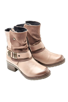  Dromedaris Kikka Leather Boot in Taupe