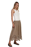 Dylan Clothing Anna Skirt in Olive