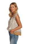 Dylan Clothing Avalon Top in Amber