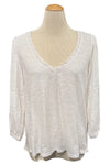 Dylan Clothing Chloe V-Neck in White