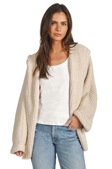  Dylan Clothing Cozy Hoodie in Oatmeal