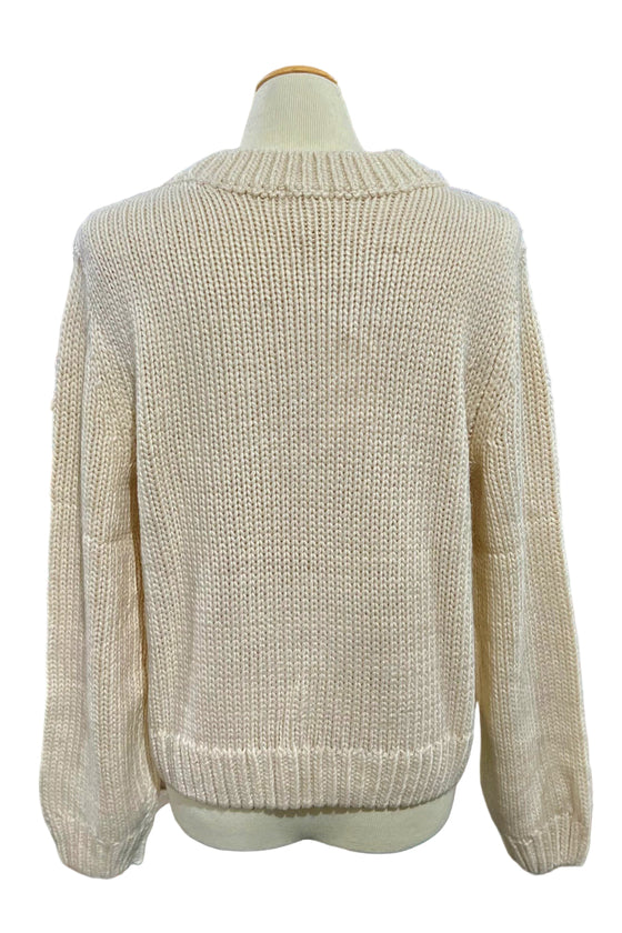 Dylan Clothing Cozy Sweater in Natural
