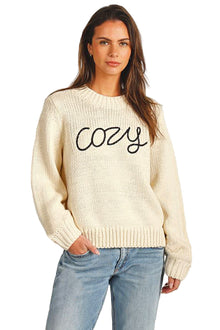  Dylan Clothing Cozy Sweater in Natural