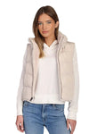 Dylan Clothing Fur Love Classic Vest in Ecru