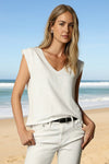 Dylan Clothing Muscle Tee in White