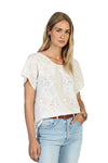 Dylan Clothing Talia Top in White