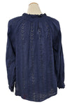 Dylan Clothing Talulah Blouse in Indigo Navy