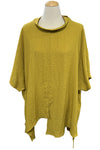 Eleven Stitch Design by Gerties Asymmetrical One Size Tunic in Kiwi