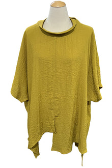  Eleven Stitch Design by Gerties Asymmetrical One Size Tunic in Kiwi