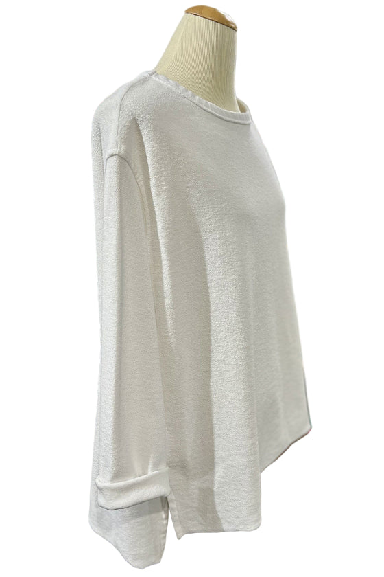 Eleven Stitch Design by Gerties Beach Tee in Chalk