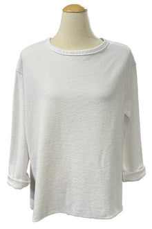  Eleven Stitch Design by Gerties Beach Tee in Chalk