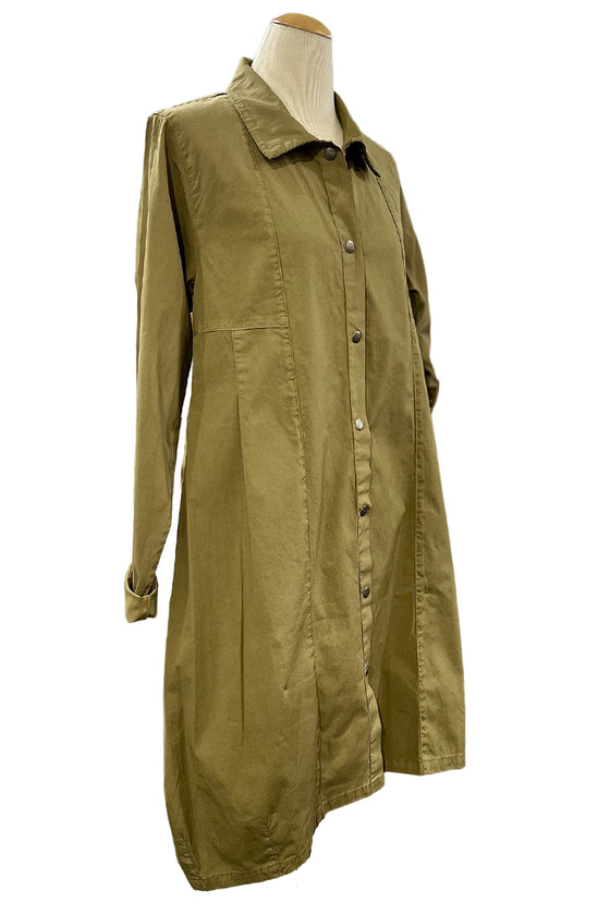 Eleven Stitch Design by Gerties Darted Coat in Teak