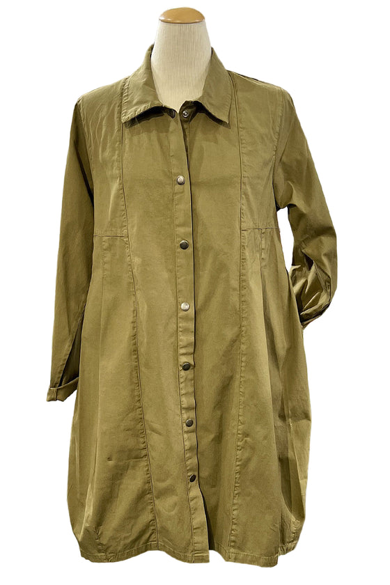 Eleven Stitch Design by Gerties Darted Coat in Teak