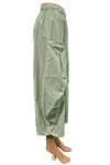 Eleven Stitch Design By Gerties Double Pocket Pant in Artichoke